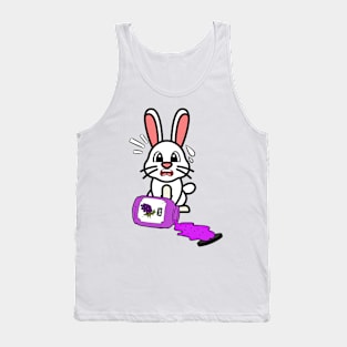 Funny Bunny spilled grape jam Tank Top